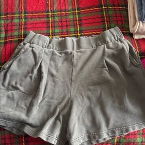 Aerie High Waist Gray Women's Shorts